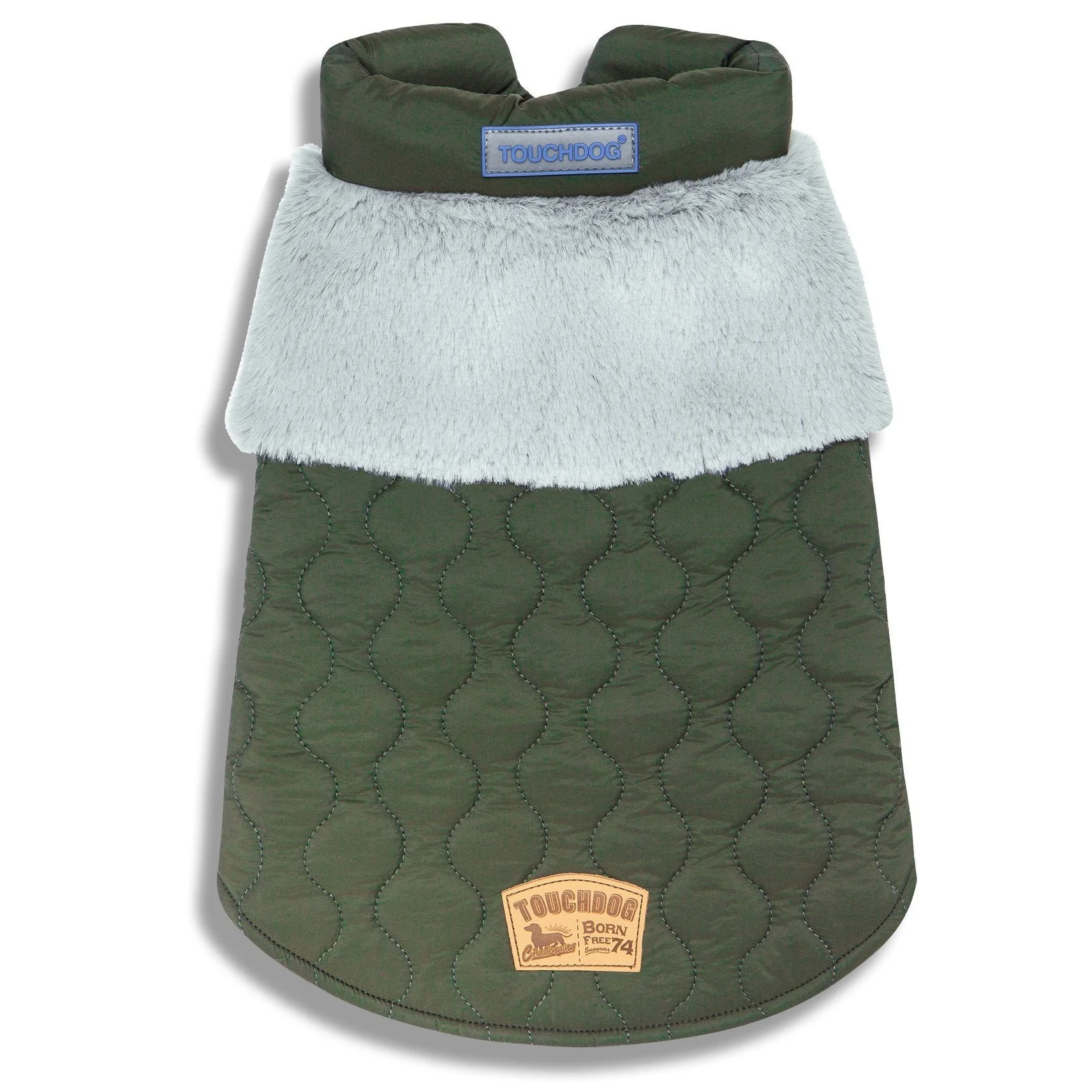 Touchdog 'Furrost-Bite' Fur & Fleece Dog Jacket - Image 3