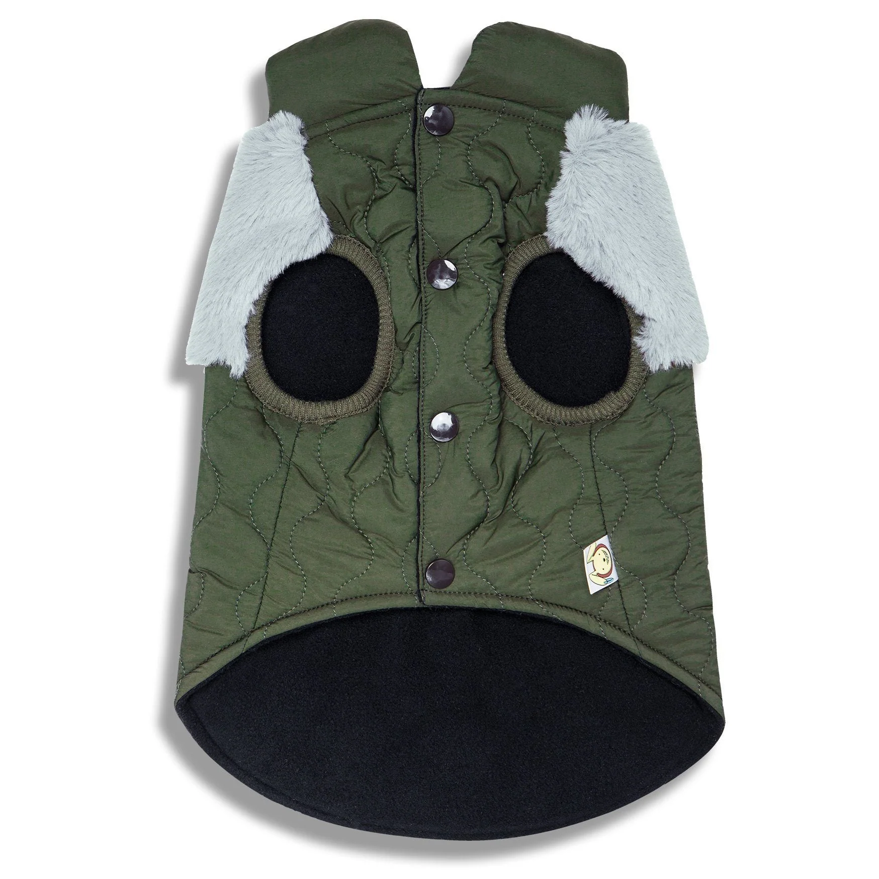Touchdog 'Furrost-Bite' Fur & Fleece Dog Jacket - Image 4