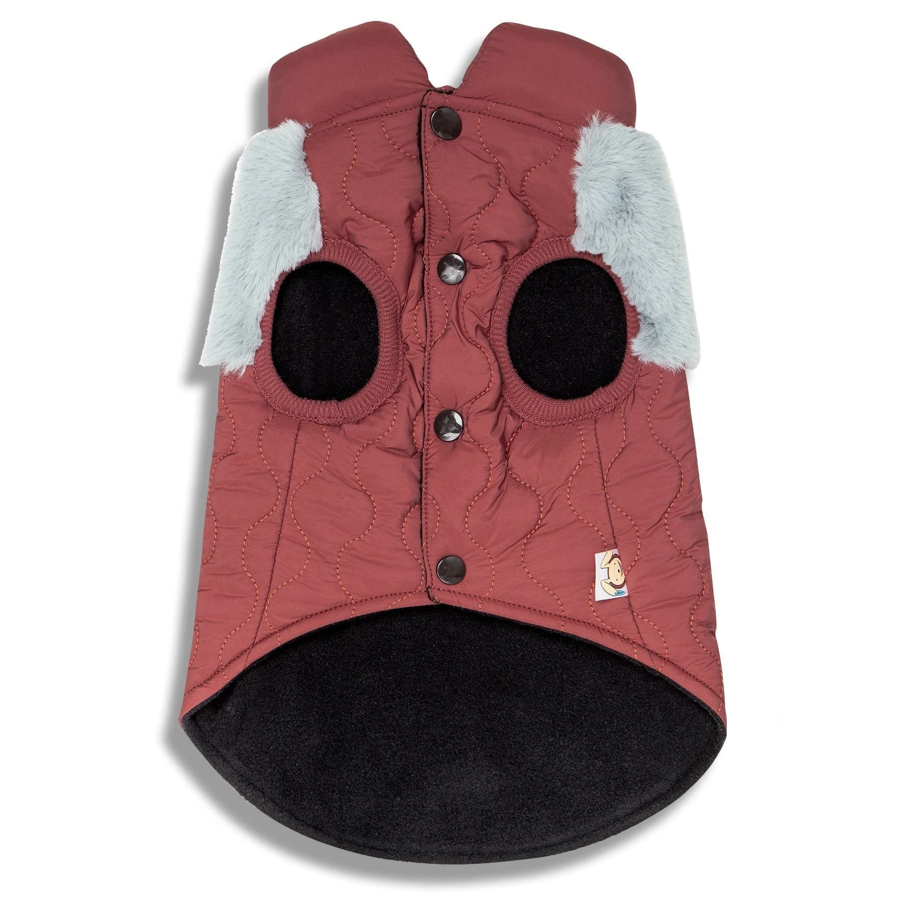 Touchdog 'Furrost-Bite' Fur & Fleece Dog Jacket - Image 6