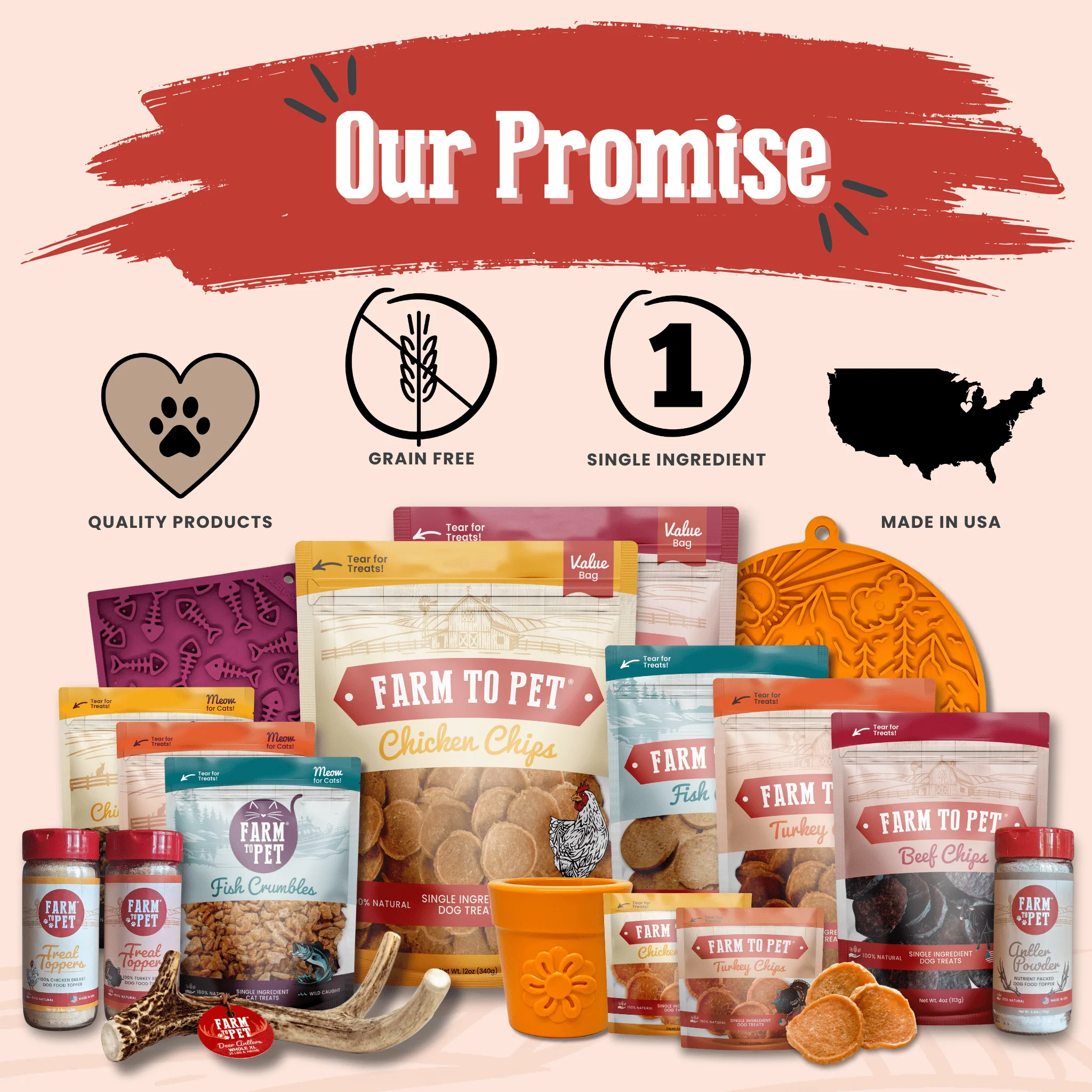 Farm To Pet 100% Natural Turkey Chip Dog Treats - Image 7