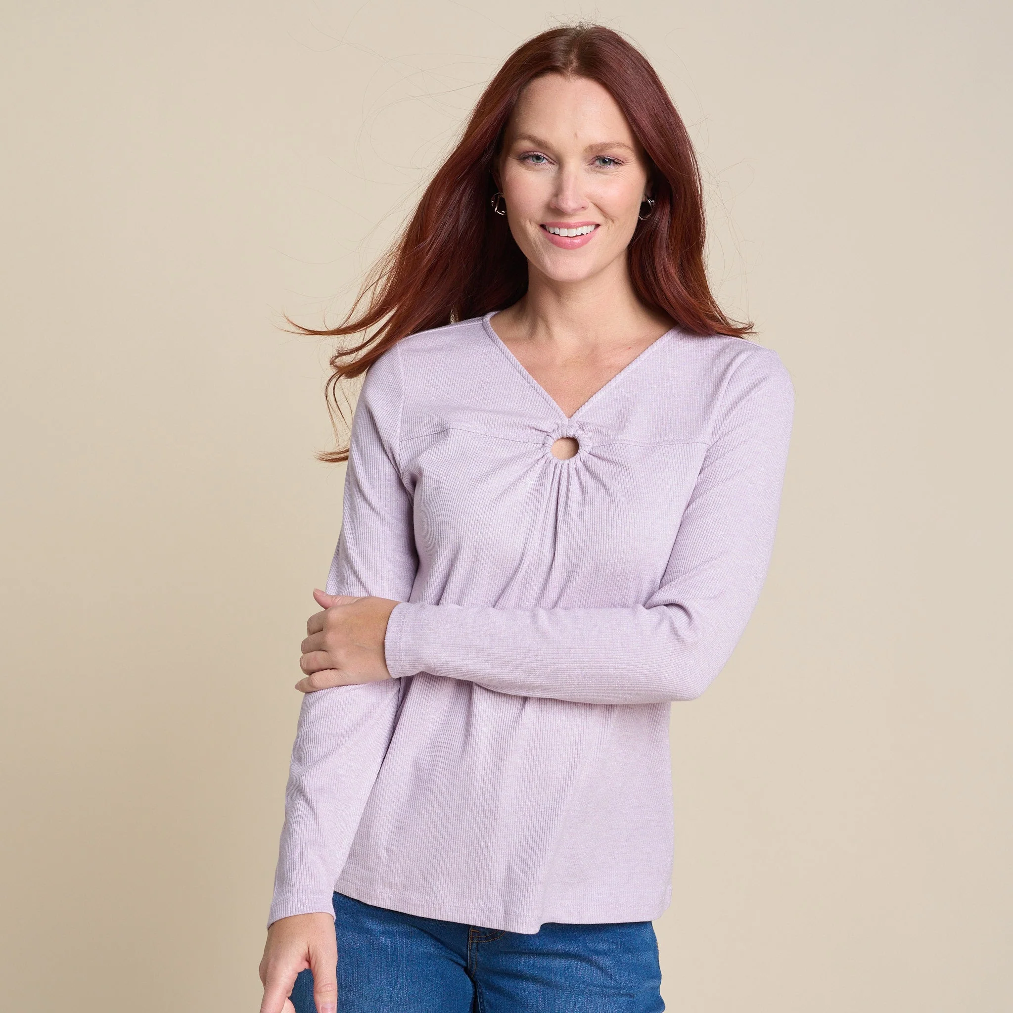 Christopher & Banks Waffle Knit Sparkle Tee - Image 6