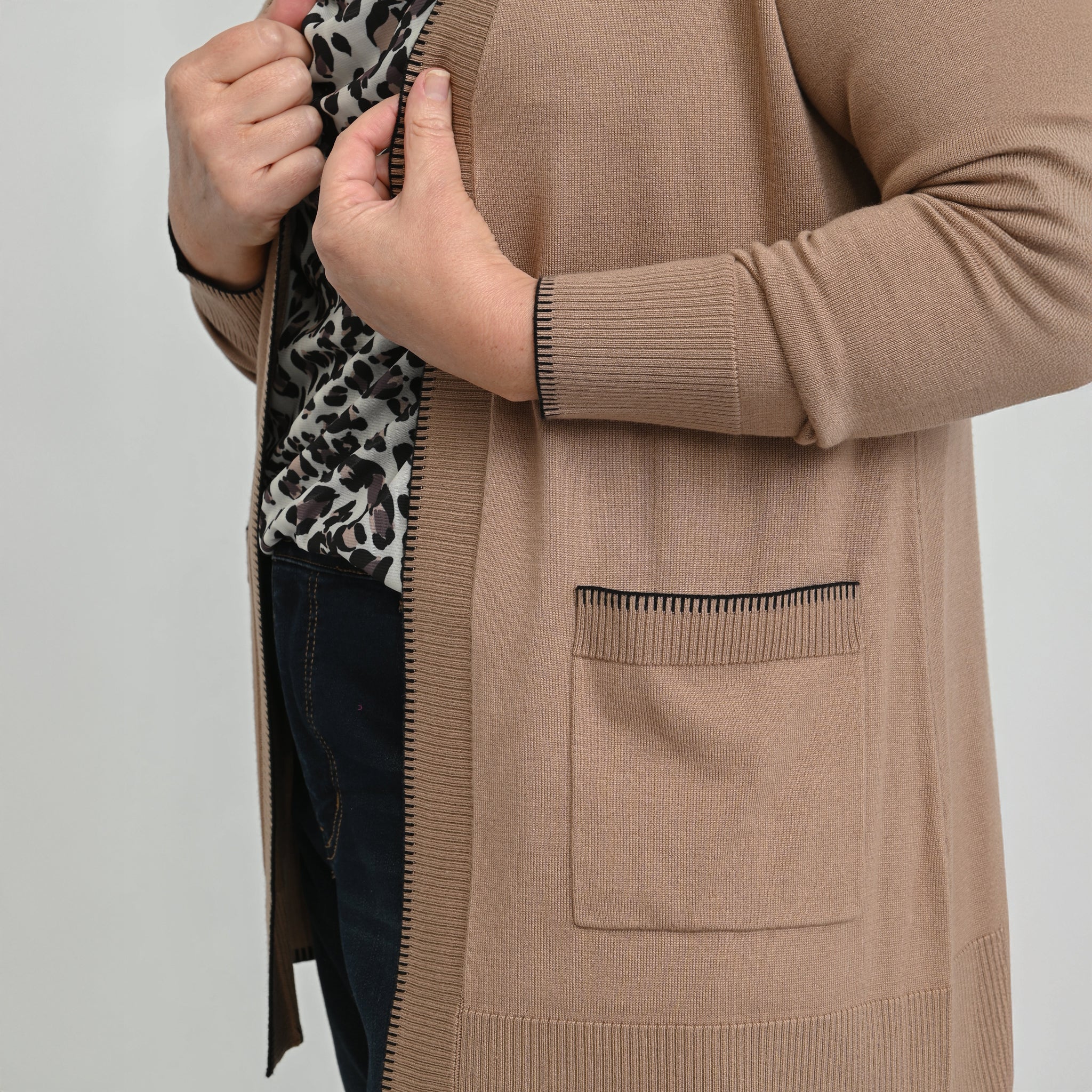 Christopher & Banks Whipstitch Detail Cardigan - Image 12