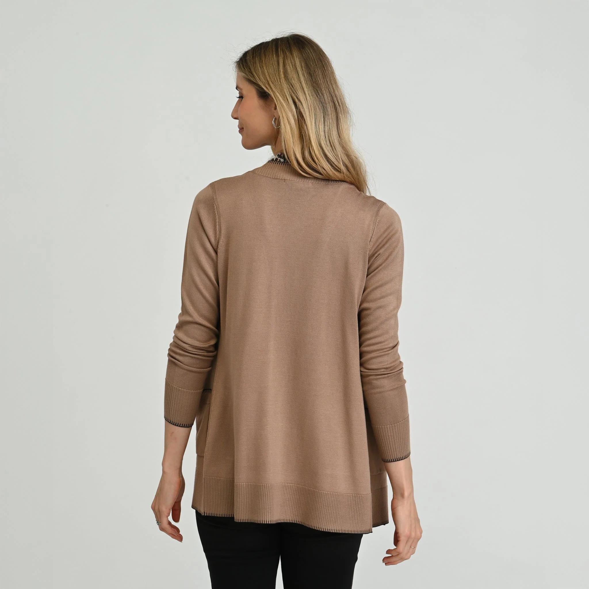 Christopher & Banks Whipstitch Detail Cardigan - Image 4