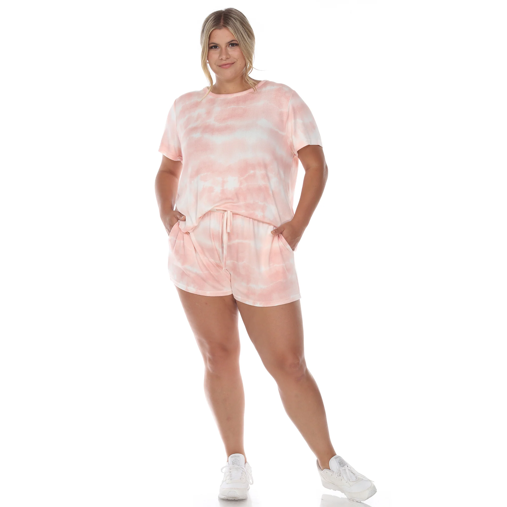 White Mark Women's 2-Piece Top & Shorts Lounge Set - Image 5