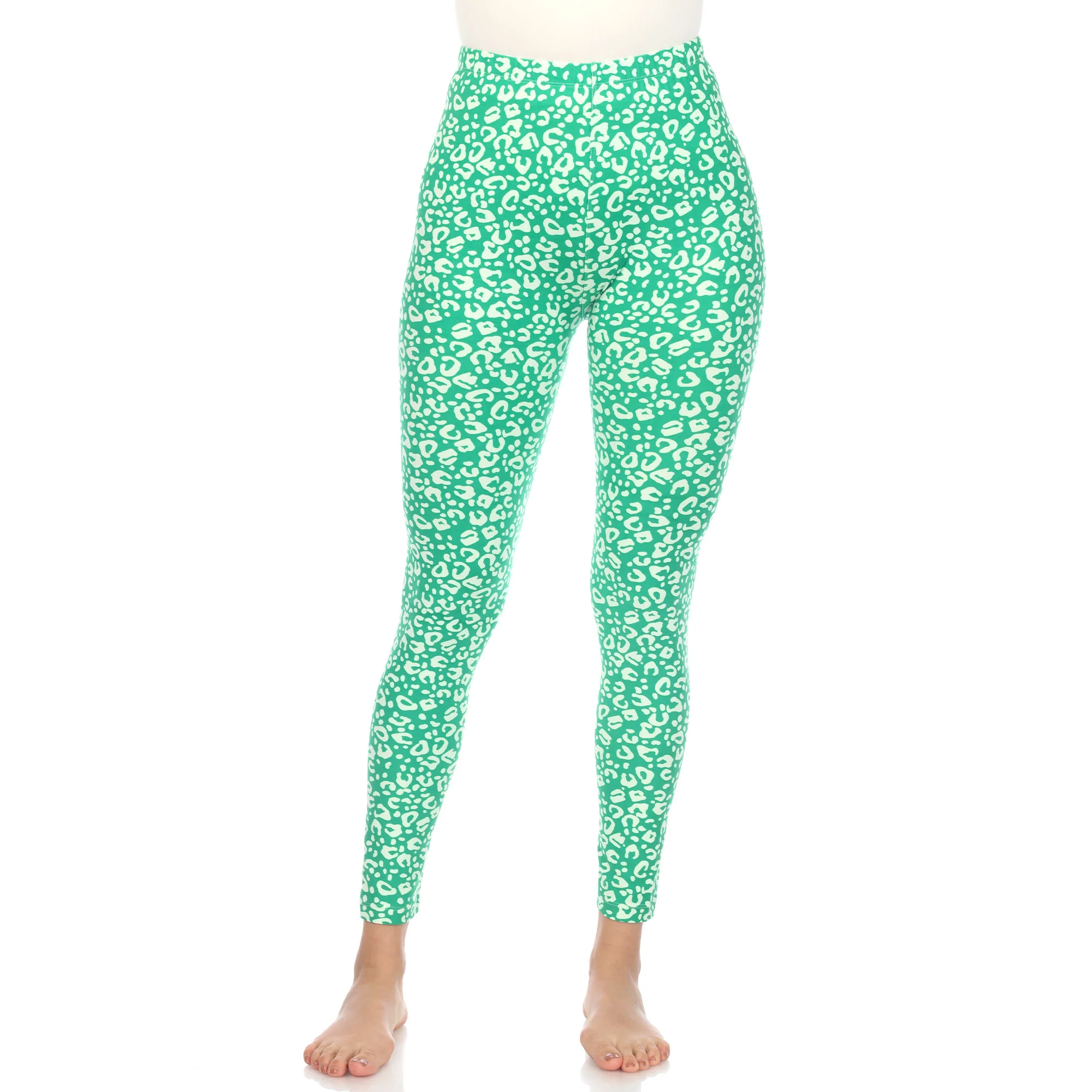 White Mark Women's Cheetah Printed Leggings - Image 10