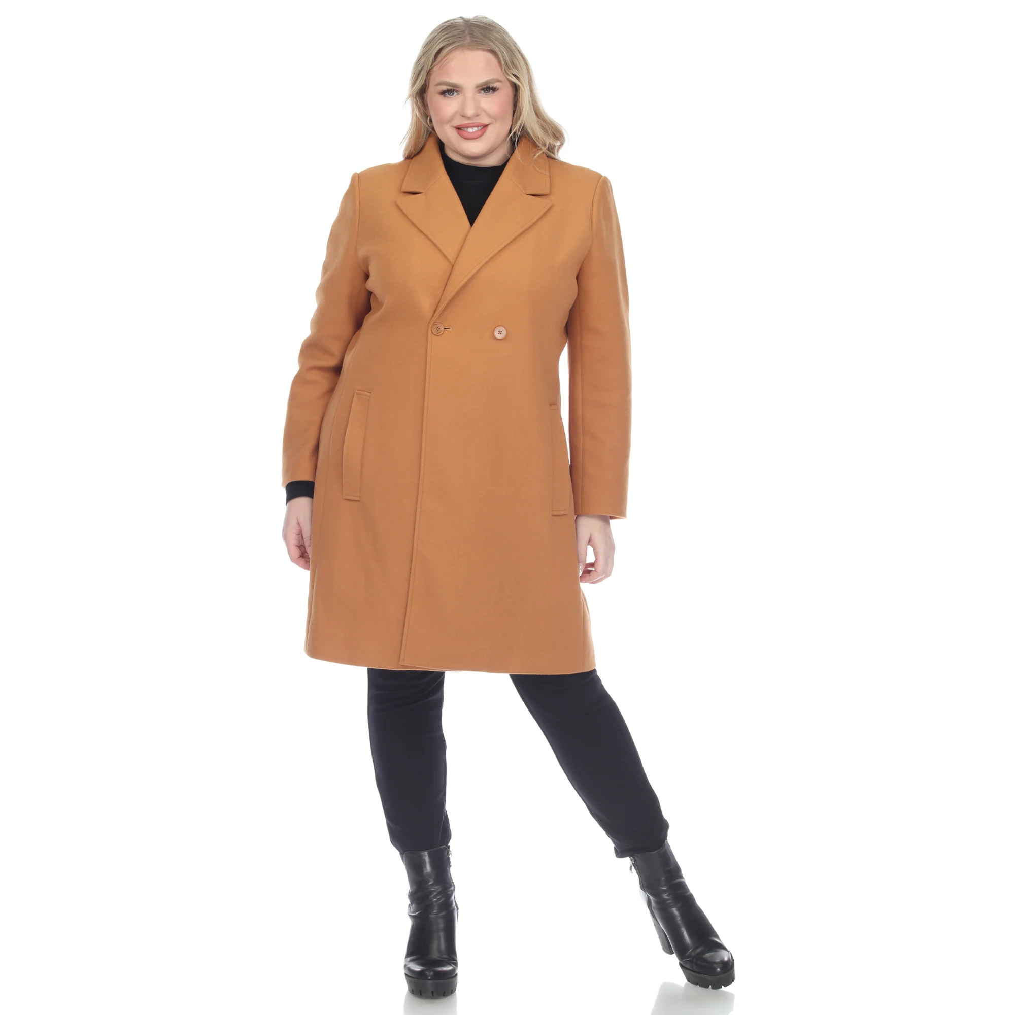 White Mark Women's Classic Walker Coat - Image 13