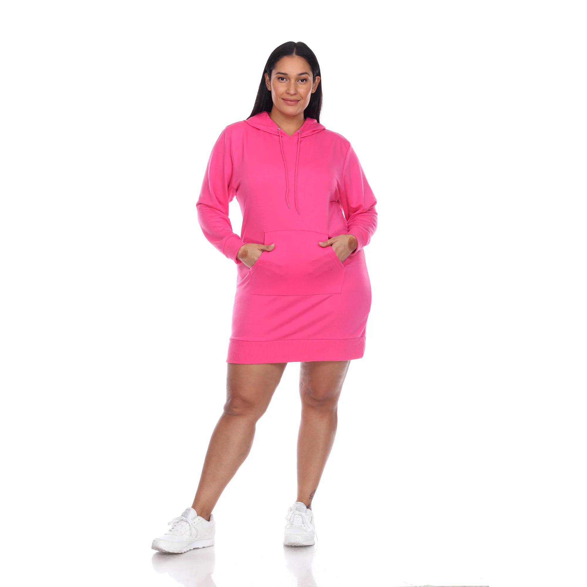 White Mark Women's Hoodie Sweatshirt Dress - Image 11