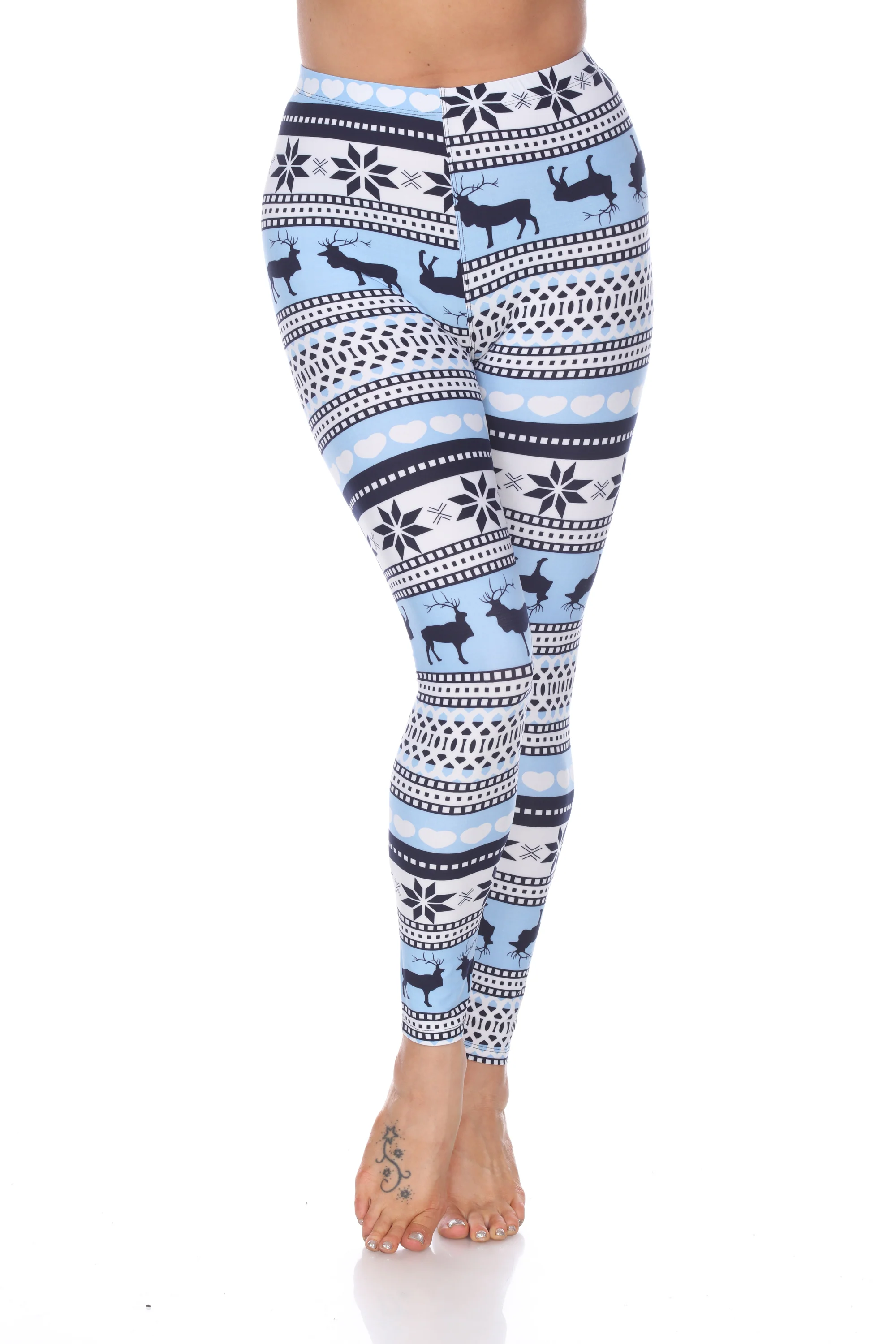 White Mark Women's Printed Leggings - Image 23