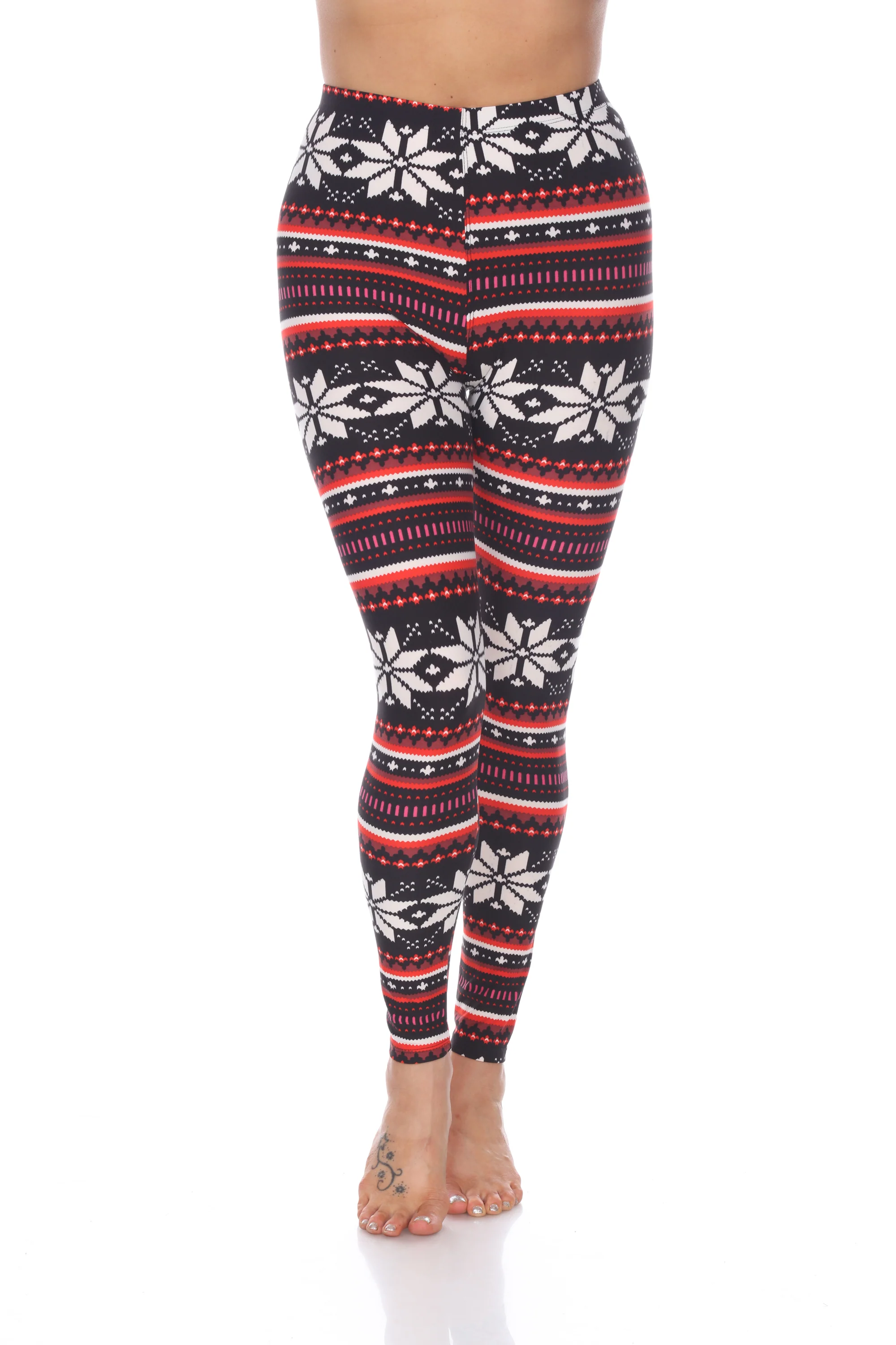 White Mark Women's Printed Leggings - Image 24