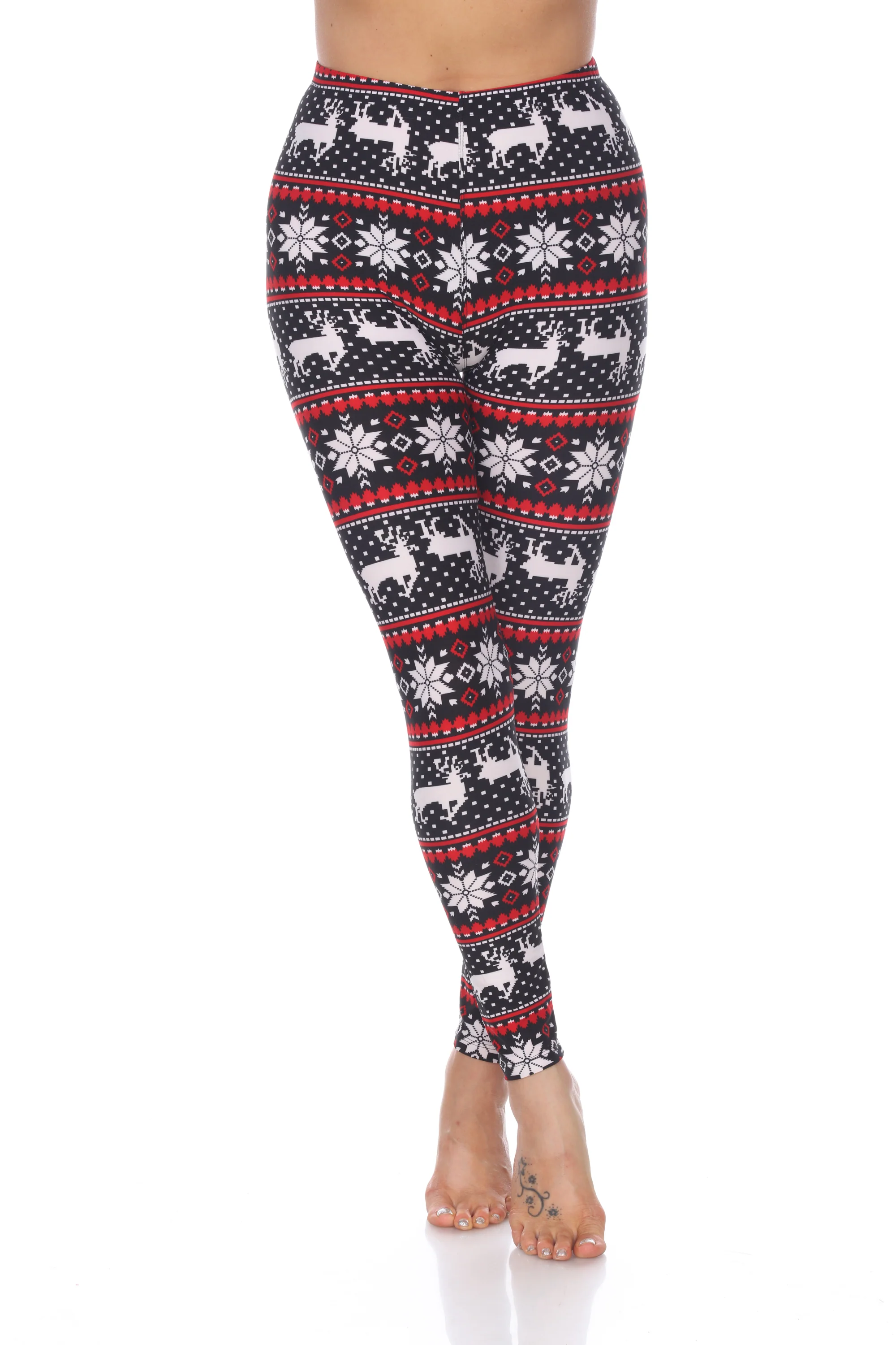 White Mark Women's Printed Leggings - Image 28