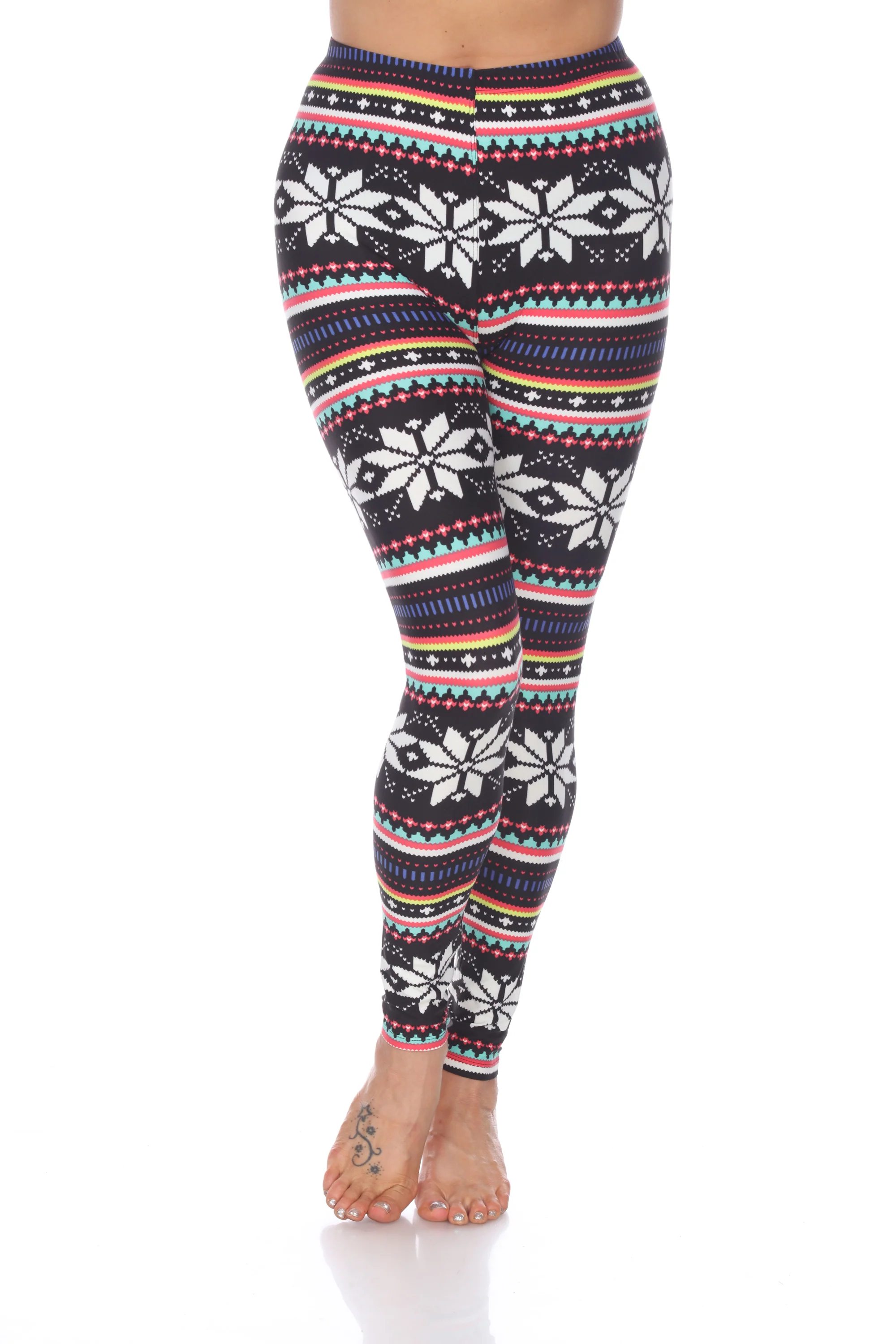 White Mark Women's Printed Leggings - Image 30