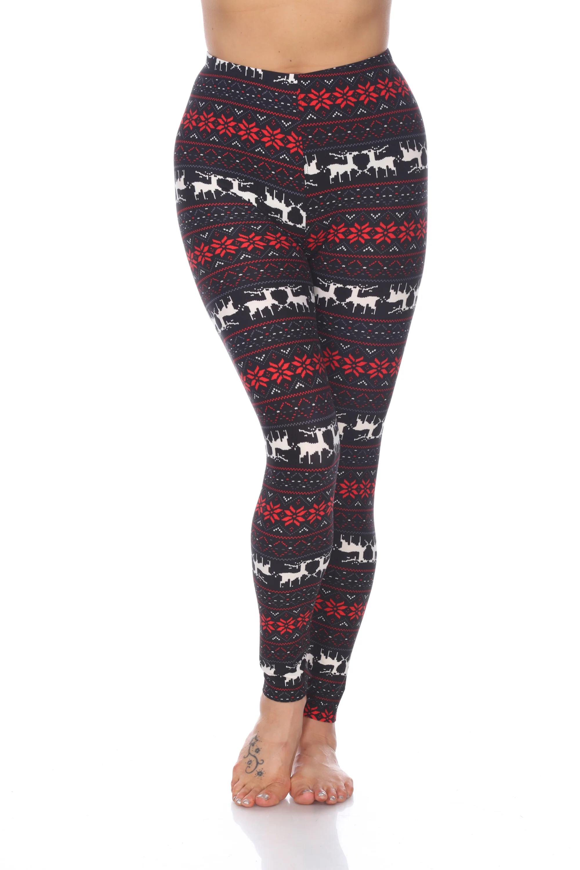 White Mark Women's Printed Leggings - Image 32