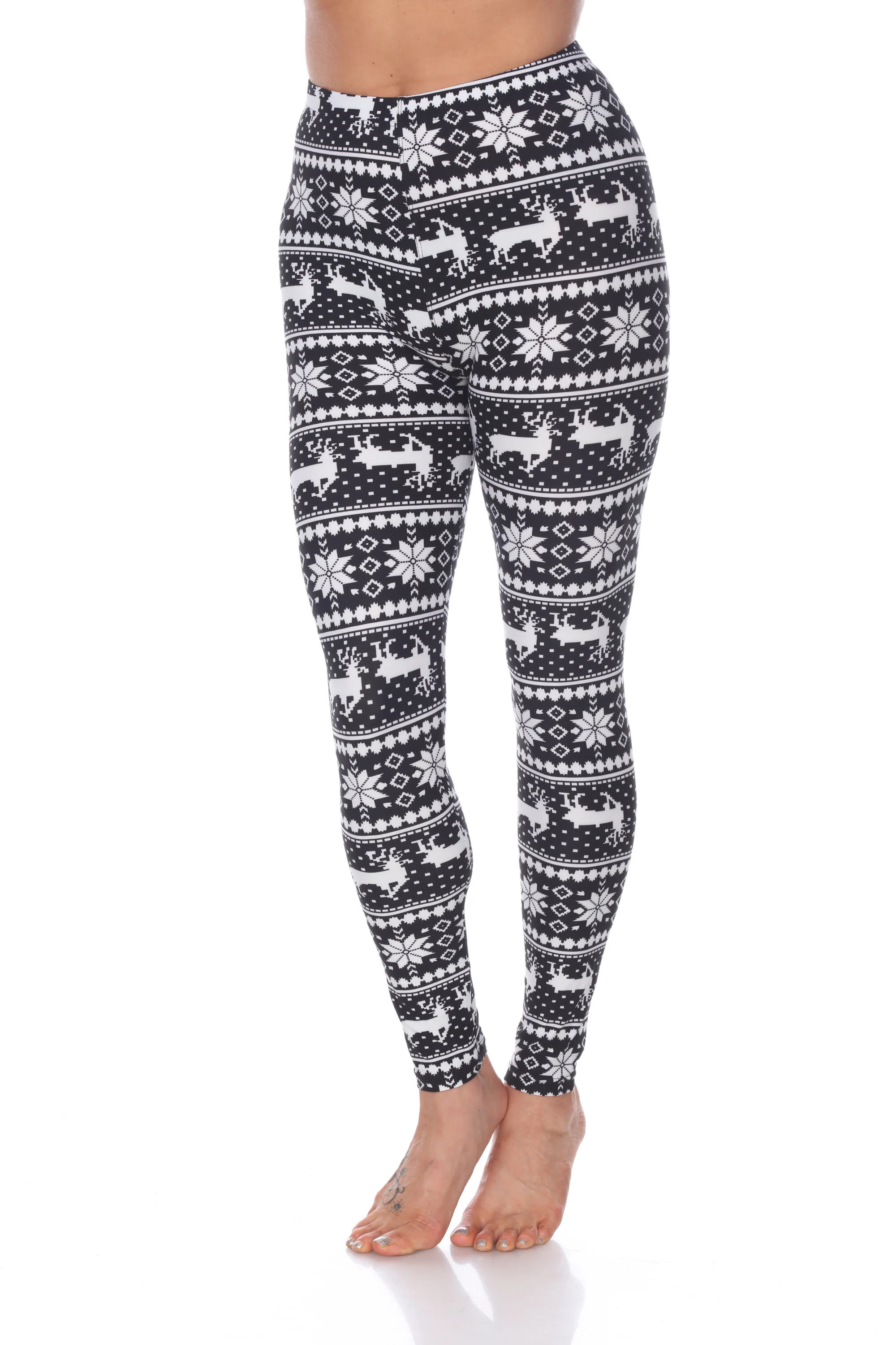 White Mark Women's Printed Leggings - Image 35