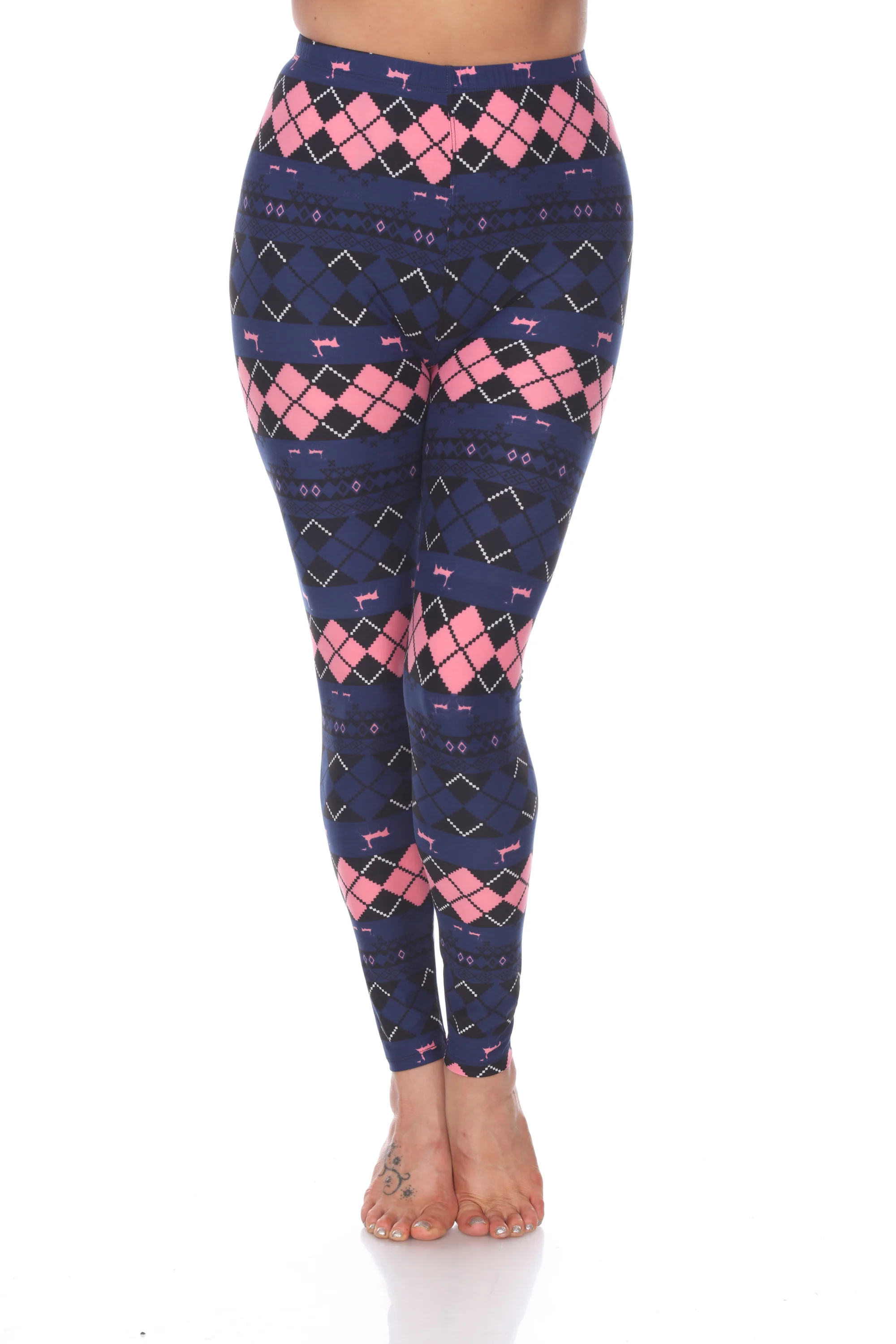 White Mark Women's Printed Leggings - Image 38