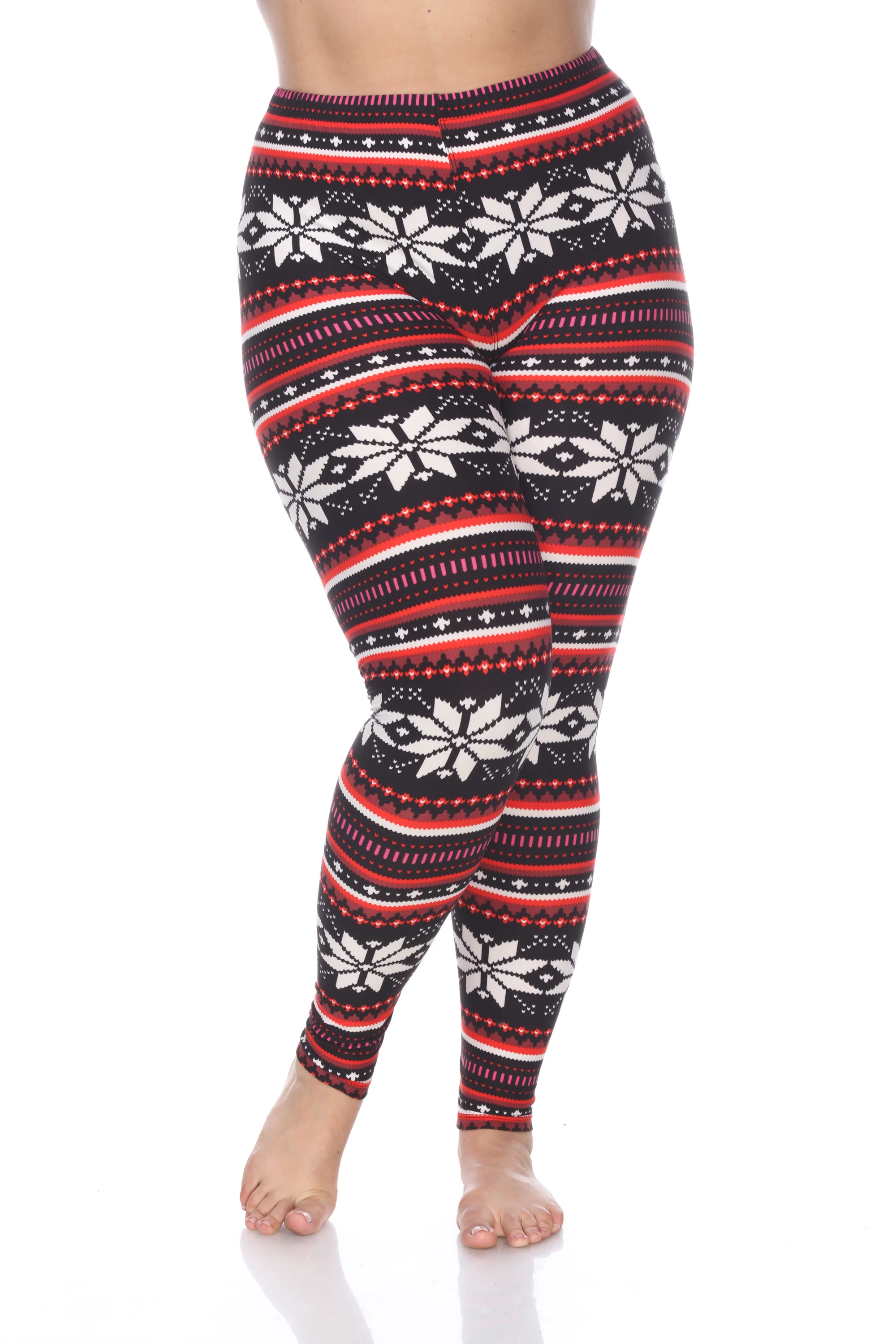 White Mark Women's Printed Leggings - Image 5