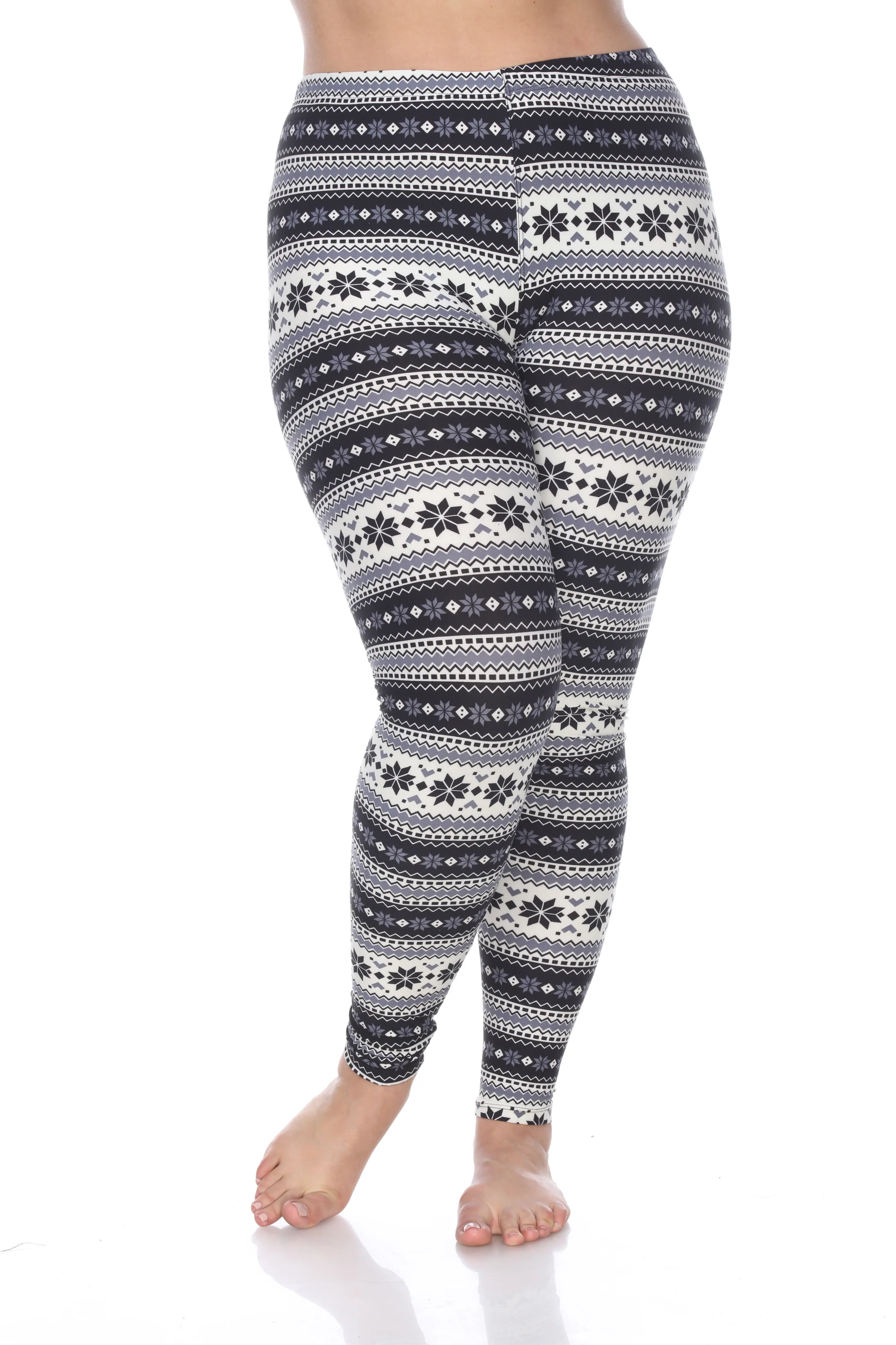 White Mark Women's Printed Leggings - Image 6
