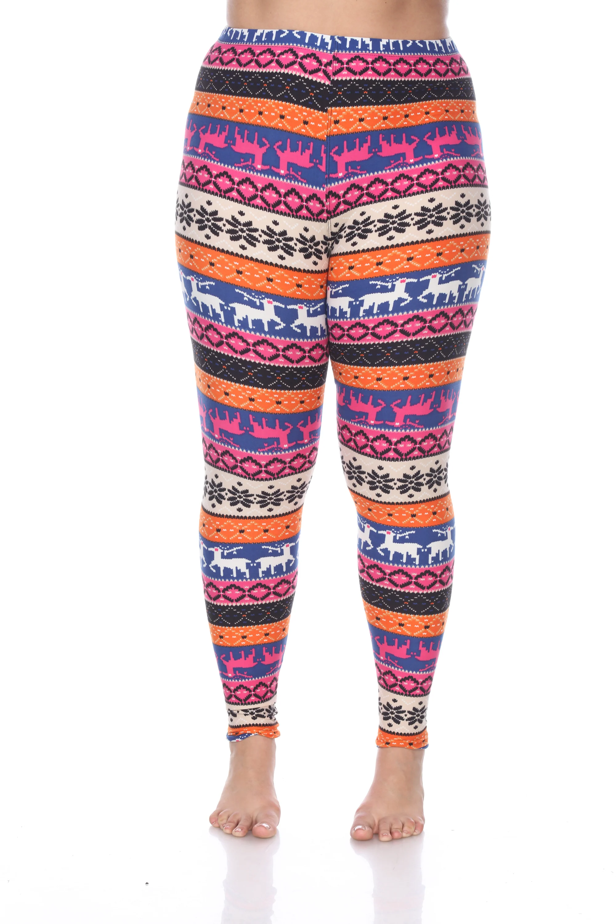 White Mark Women's Printed Leggings - Image 8