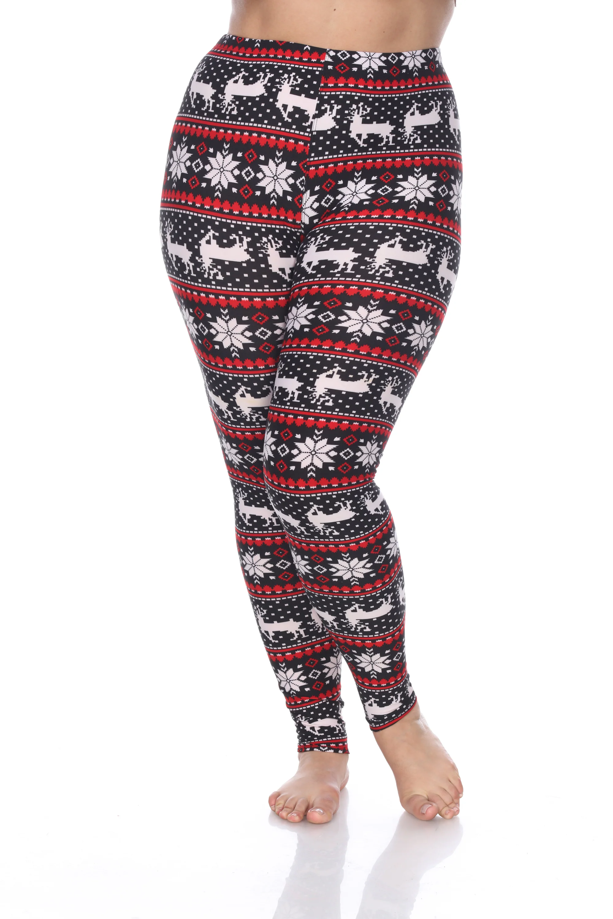White Mark Women's Printed Leggings - Image 9