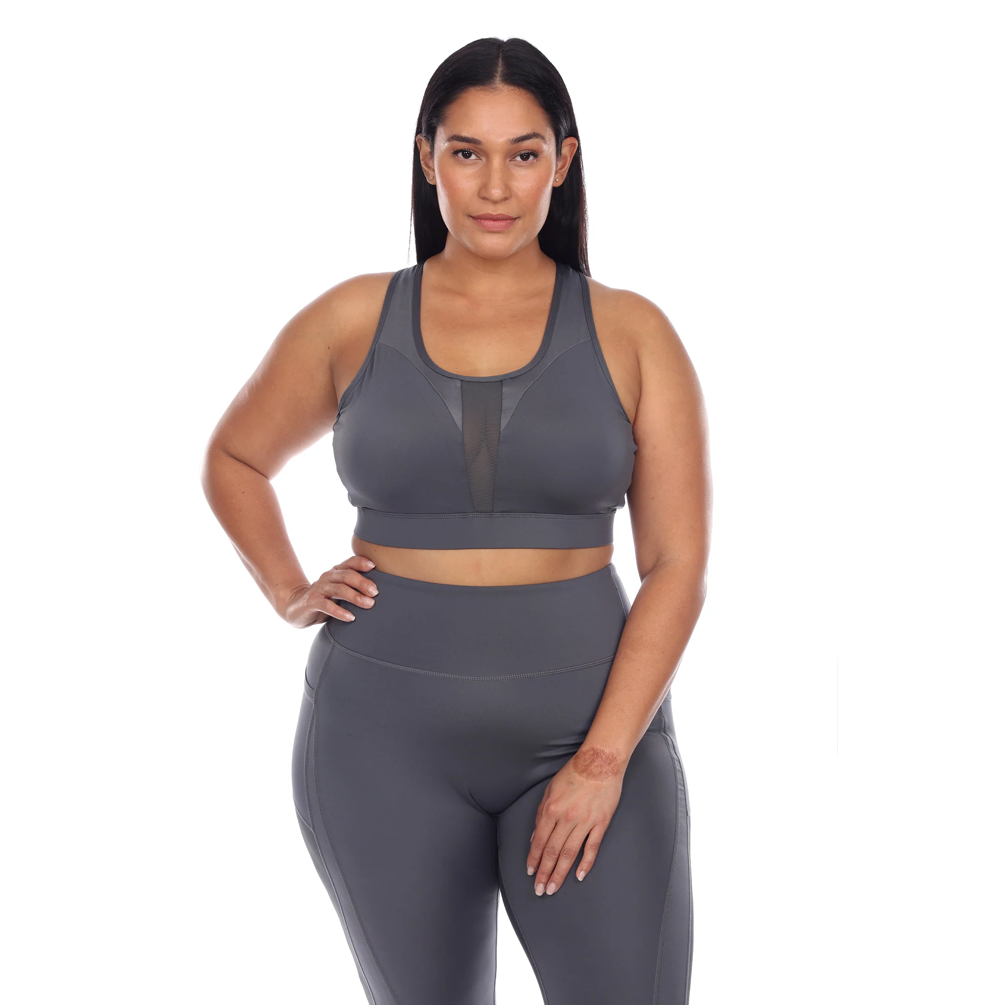 White Mark Women's Racer Back Sports Bra - Image 8