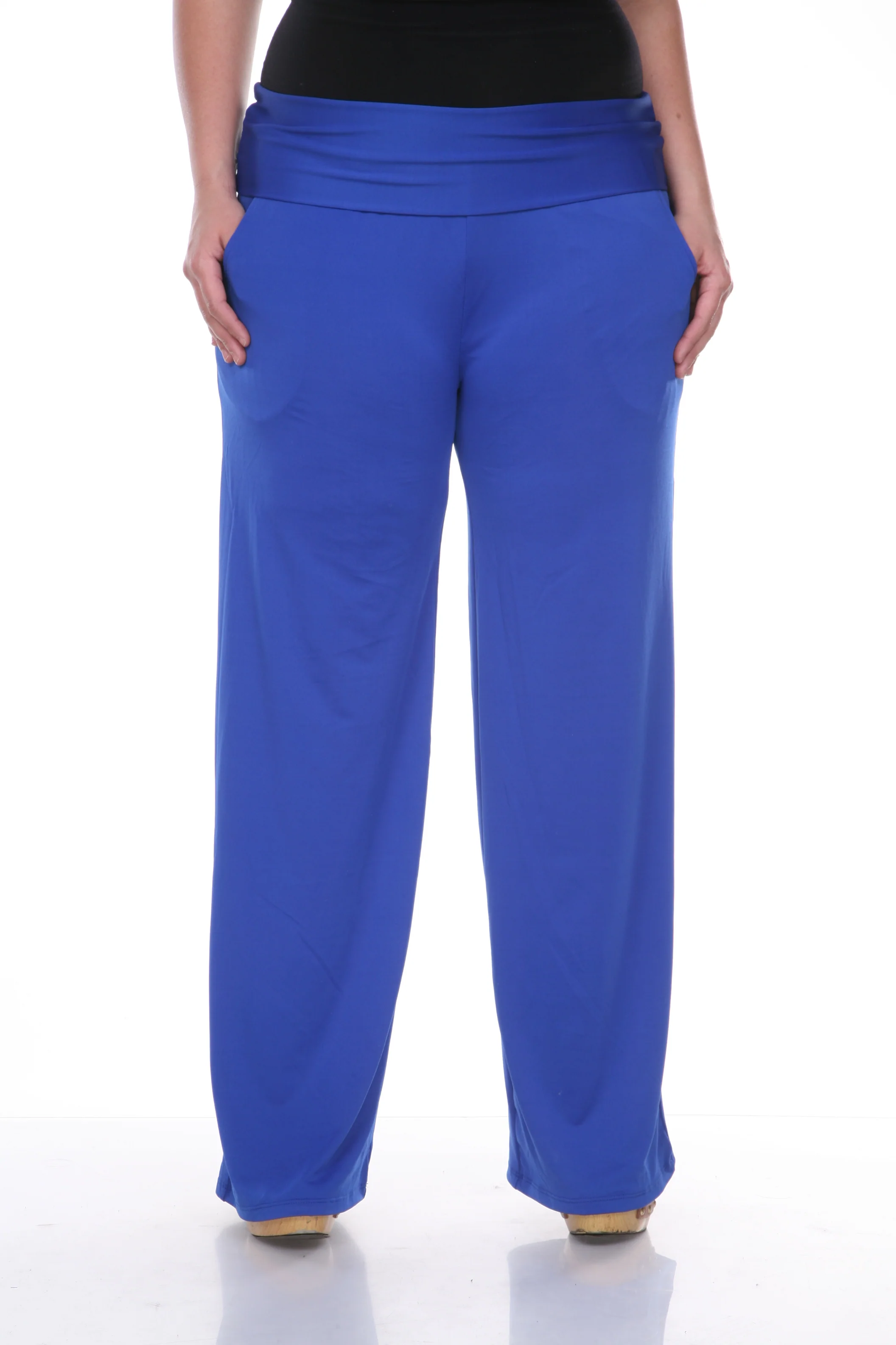 White Mark Women's Solid Palazzo Pants - Image 14