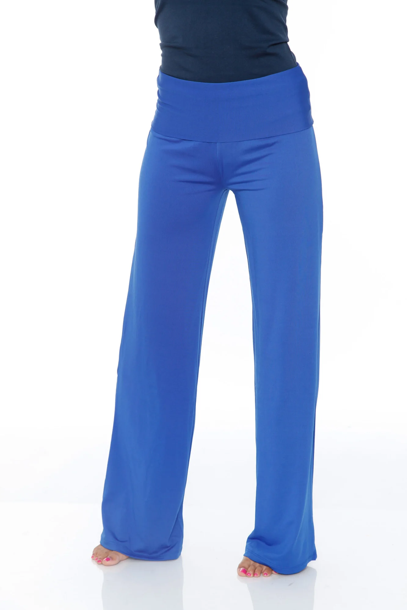 White Mark Women's Solid Palazzo Pants - Image 7