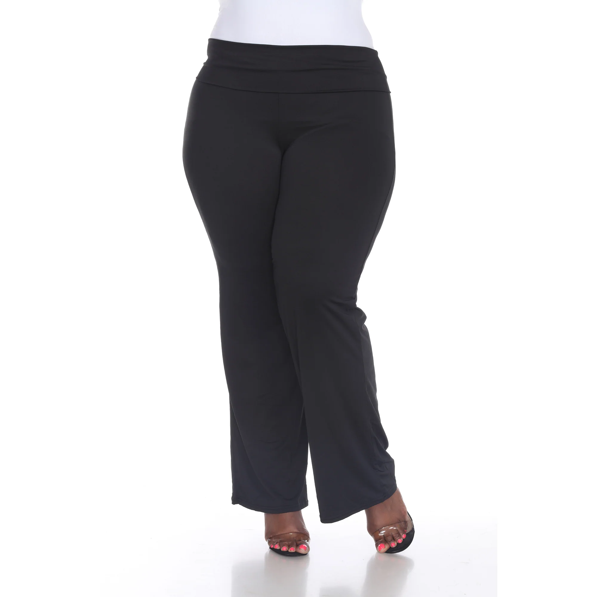 White Mark Women's Solid Palazzo Pants - Image 8