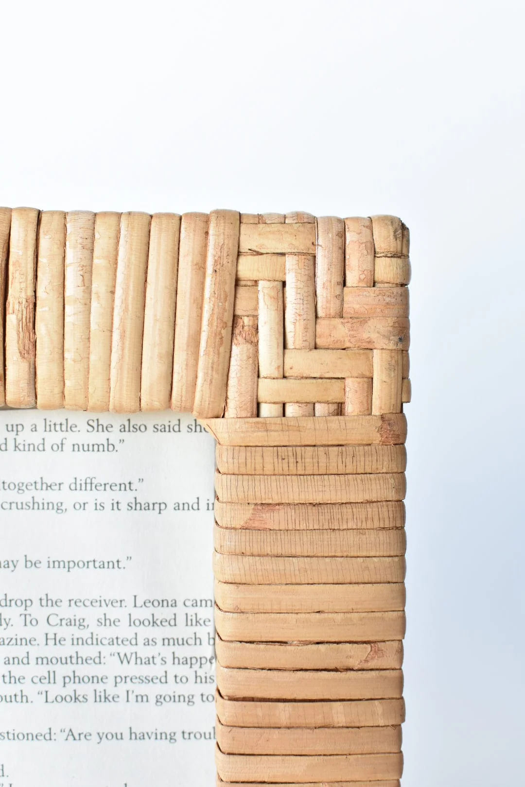 Woven Rattan Picture Frame (holds 4x6) - Image 3